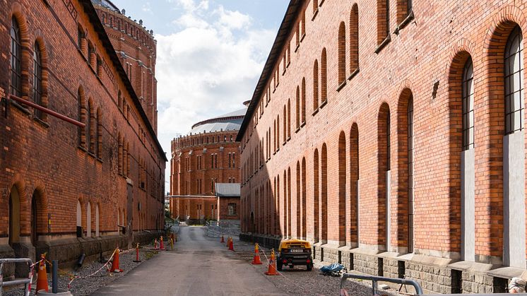 Ferdinand Bobergs tegelbyggnader i Gasverksområdet