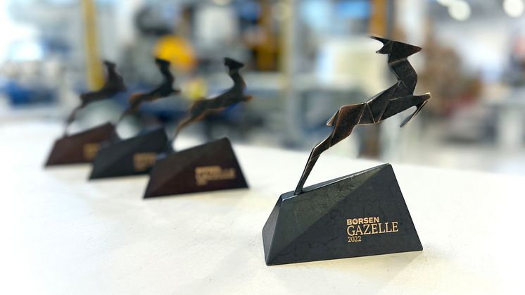 Luftfilterproducenten Danfilter modtager sin fjerde gazellepris i træk i kategorien ”fremstilling”. Foto: PR.
