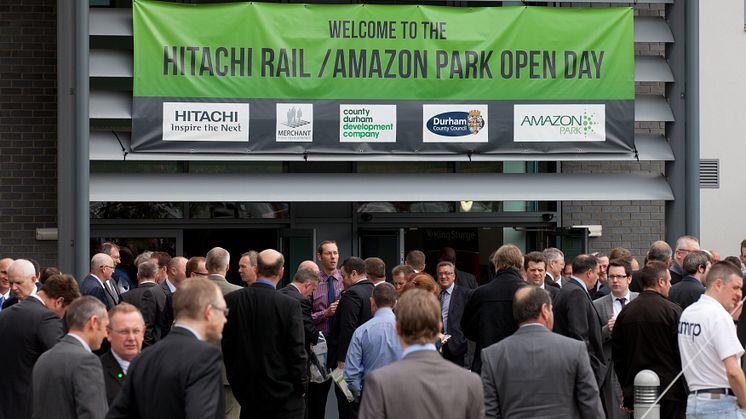 Hitachi Rail / Amazon Park Open Day attracts 400 companies interested in getting involved in IEP trains