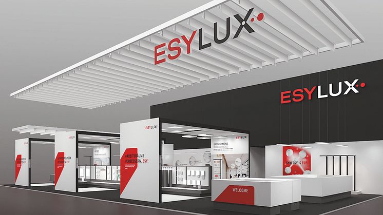 Med modernisert design og to stands: ESYLUX på Light + Building 2018