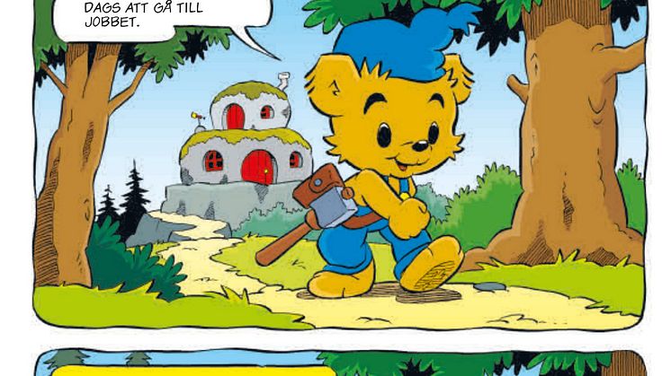 Bamse för de yngsta nr 100 seriesida