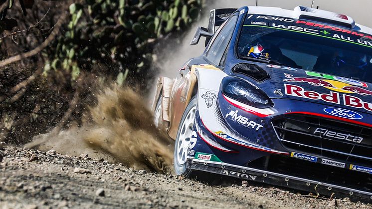 Erfolgssträhne: Nach drei Siegen bei den ersten vier Rallye-WM-Saisonläufen peilt  M-Sport Ford mit dem Fiesta WRC auch in Südamerika ein Topergebnis an