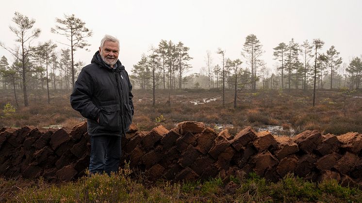 Hur startar man ett torvmuseum? Sven Gustavsson har svaret. Foto: Ida Rådegård