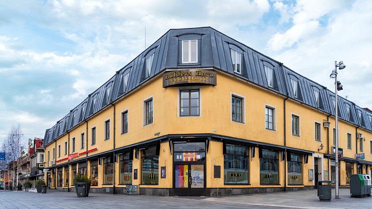 De attraktiva och anrika byggnaderna som ingår i förvärvet ligger på Kungsgatan och Rådhusesplanaden, mitt i Umeå centrum. Foto: Sebastian Sahin.