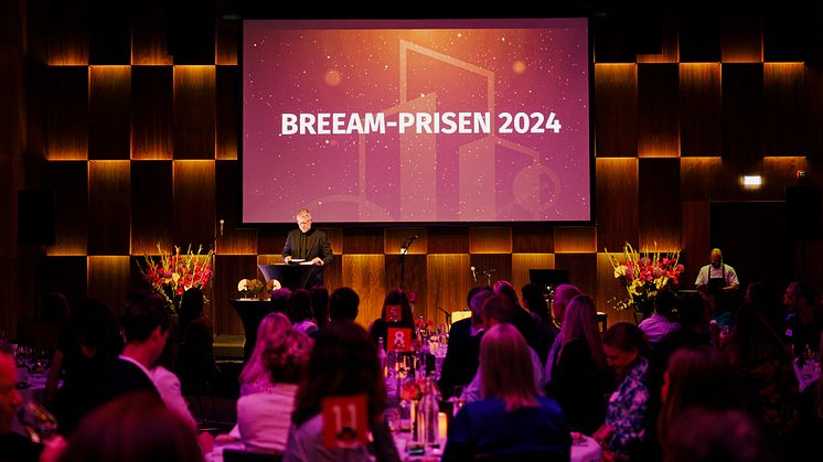 Over 100 mennesker var torsdag 6. juni samlet på The hub for å være med på Norges første BREEAM-prisutdeling.