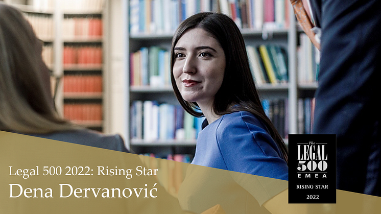 Dena Dervanović – Legal 500 Rising Star