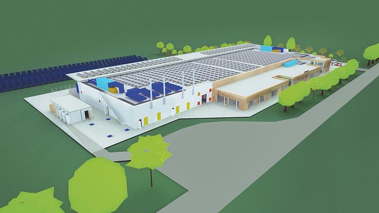 Das LEW Green Data Center zeichnet sich durch eine sichere, hochverfügbare und leistungsstarke Infrastruktur und ein innovatives, umfassendes Energiekonzept aus. (Grafik: LEW)