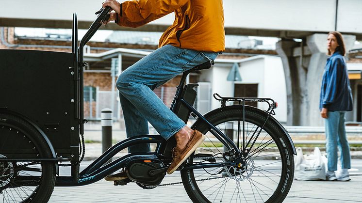 Lådcykeln "Loader" från svenska tillverkaren Ecoride