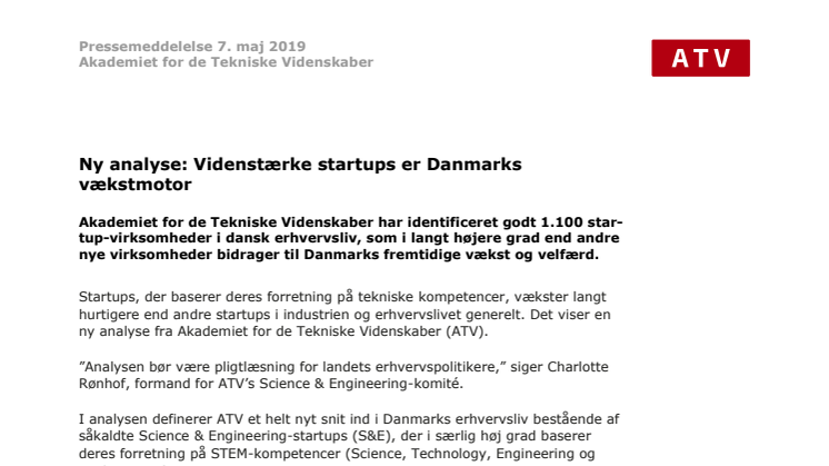 Ny analyse: Videnstærke startups er Danmarks vækstmotor