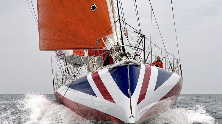 Pip Hare's IMOCA 60 Superbigou