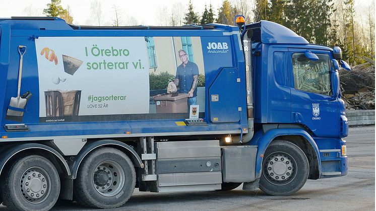Snart kör Örebro kommuns slamtömningsbilar på biogas
