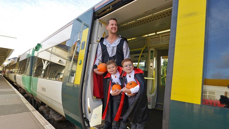 Explore up to 10 pumpkin patches across Southern, Thameslink and Great Northern