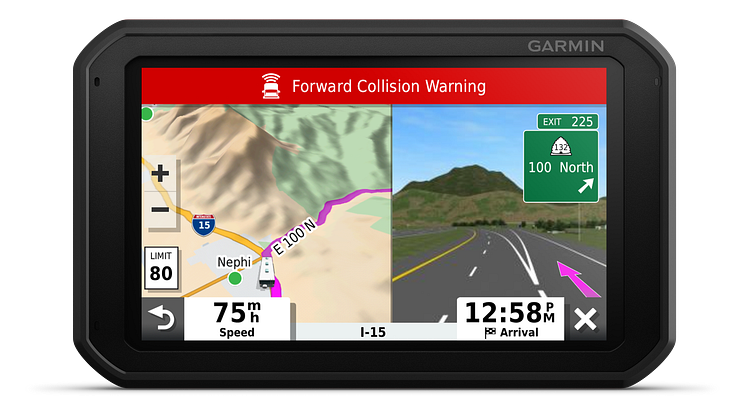 Garmin® Camper 785 med innebygd dashbordkamera