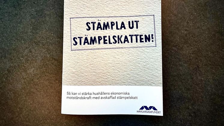 Ny rapport – Rekordökning av stämpelskatten stoppar småhusdrömmar