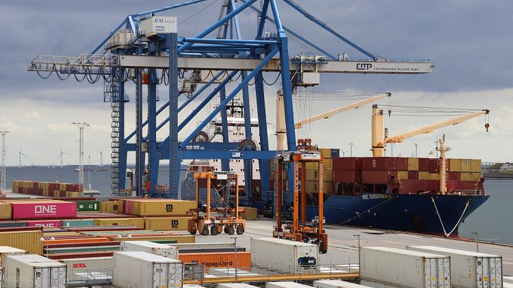 CMP's container terminal in Copenhagen