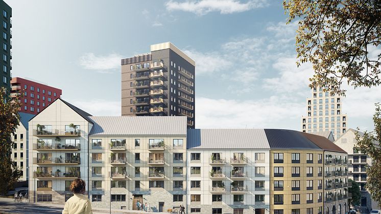 Kv Kedjan exteriör rendering