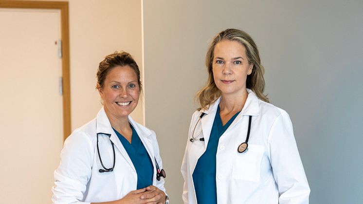 Ida Allvin och Linda Edhjelm startar den 1 september Stationsstadens Vårdcentral i Kävlinge.