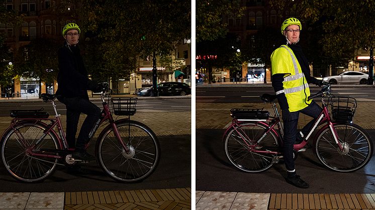 En person med reflex syns 100 meter tidigare än en person utan reflex. Vecka 43 uppmärksammar Helsingborgs stad och Polisen nordvästra Skåne vikten av att rusta sig rätt för mörkret i en gemensam kampanj.