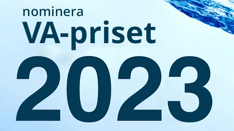 Nominera din kandidat till VA-priset 2023!