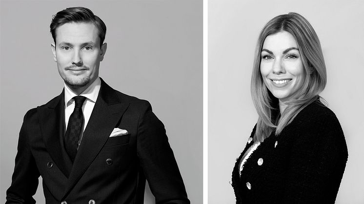 Johan Dahlgren och Michaela Thulin är Våningen & Villans nya franchisetagare i Höllviken.