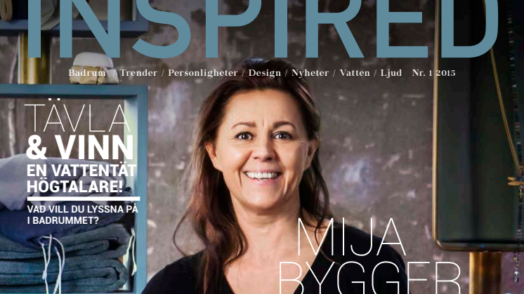 Gustavsberg lanserar nytt magasin - Inspirerar till framtidens badrum