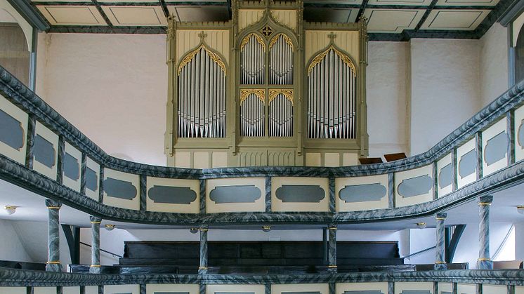 Ladegast-Orgel in der Stadtkirche Naunhof - Foto: Dieter Wadewitz
