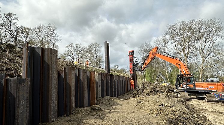 Network Rail has completed work to reopen the track this Monday morning at Bough Beech for Southern's Redhill - Tonbridge route