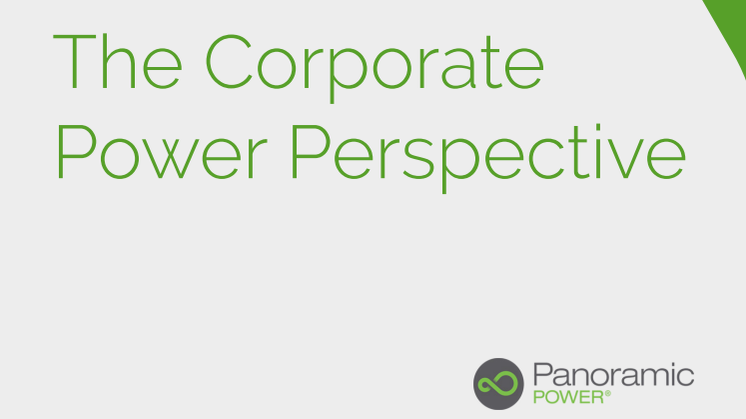 Panoramic Studie zum Energiemanagement bei Unternehmen