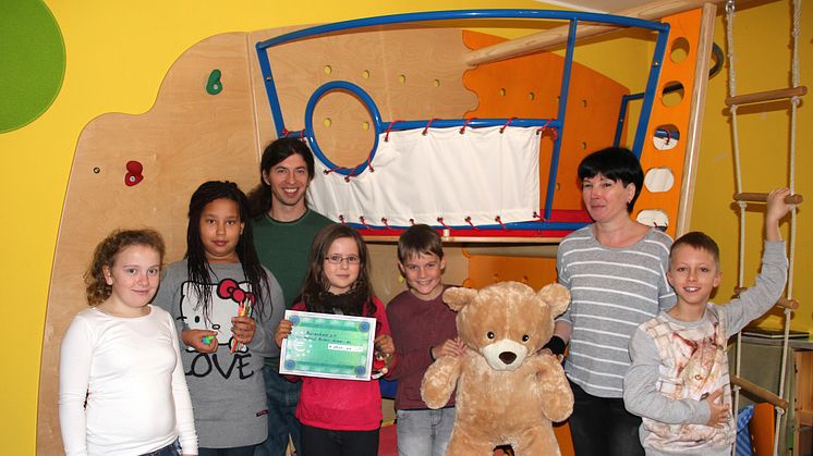 Spendenlauf in der Brüder-Grimm-Schule Leipzig: Bärenherz erhält Unterstützung 