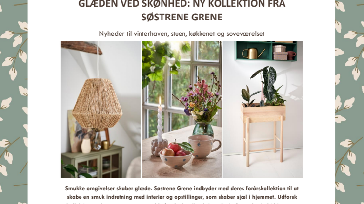 Pressemeddelelse_Glæden ved skønhed_Ny kollektion fra Søstrene Grene 2022.pdf