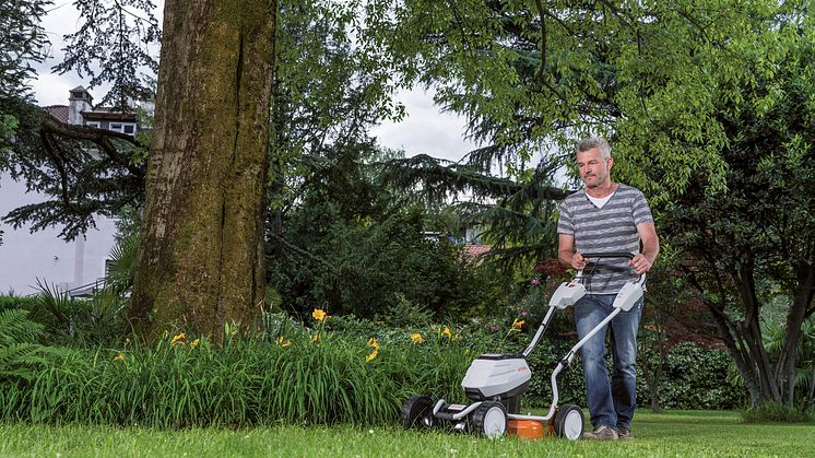 Under Elmia Park kommer STIHL/VIKING visa upp den nya biogräsklipparen RMA 2 RT.