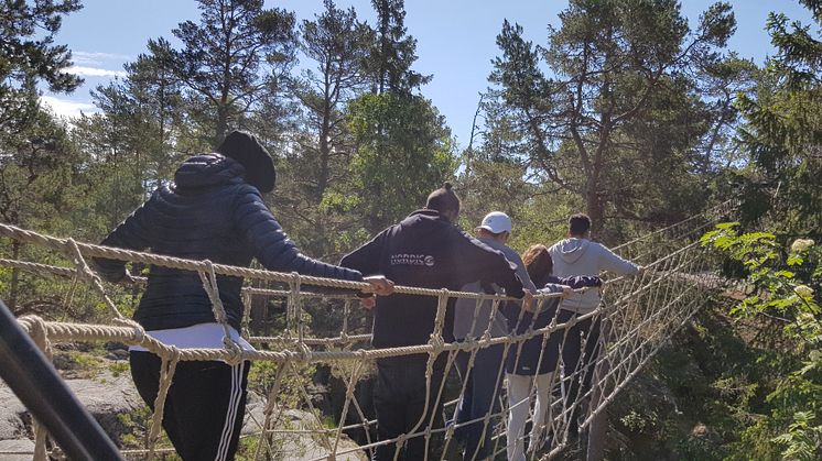 Äg din natur - ett samverkansprojekt mellan Scouterna, Fryshuset och Akademiska skolan. Fotograf: Emma Berggren