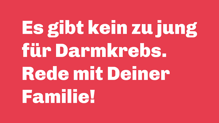 Das Motto des Darmkrebsmonat März 2019