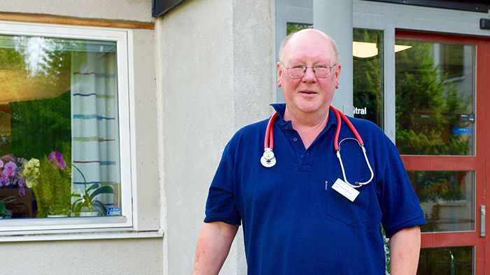 Kenneth Gustafsson, distriktsläkare på husläkarmottagningen i Uppsala. Foto: Agneta Berghamre Heins.