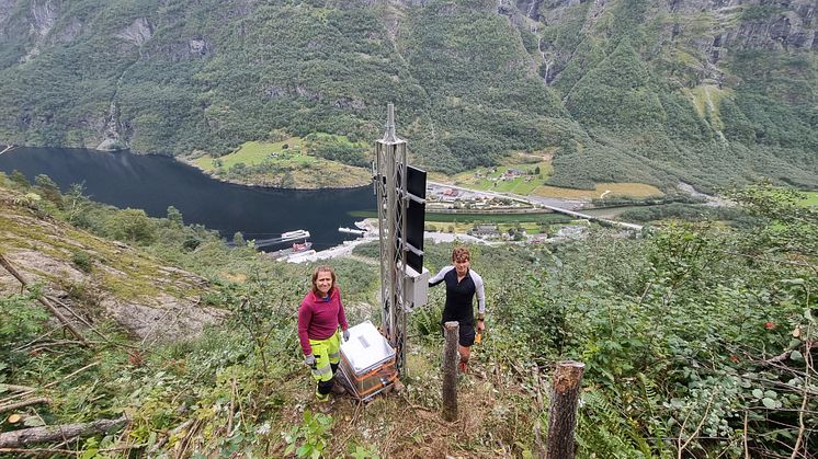 Ragnhild Lie og Terje Forstås i Gudvangen