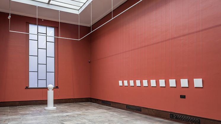 Dag Erik Elgins utstilling «Et modernistisk punktum» vil stå i Vigelandmuseet til 13. september 2020 (Foto: Vegard Kleven for Vigelandmuseet)