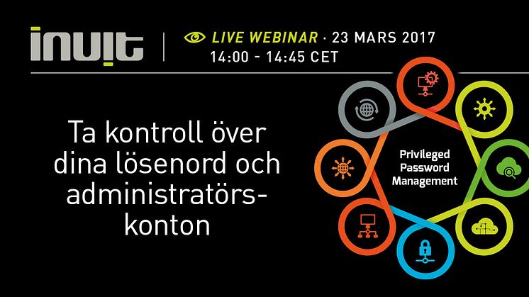 Ett webinar om privileged password management