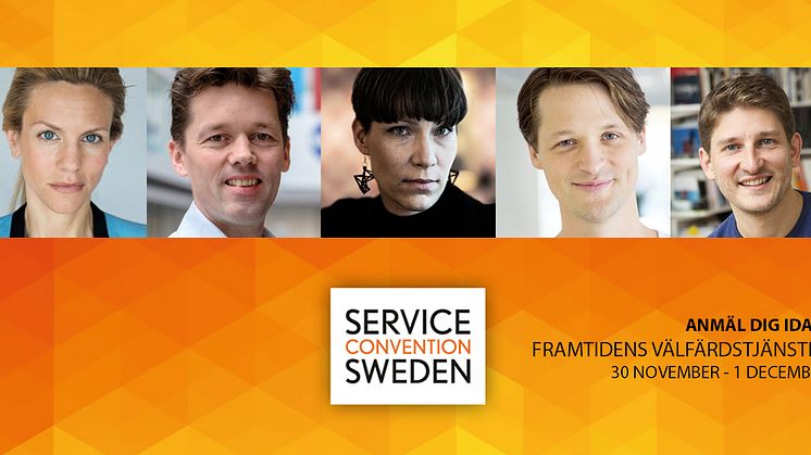 Vass uppställning av föreläsare vid Service Convention Sweden 2016 i Karlstad