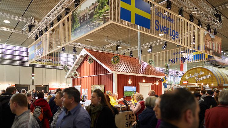 Stort tryck och många besökare i Sveriges representationsmonter på Grüne Woche