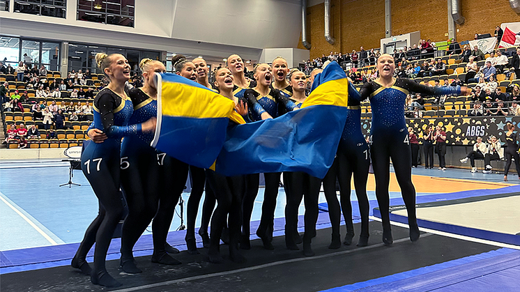 ABGS från Göteborg vann guld i damklassen under dagens JNM i Lund.