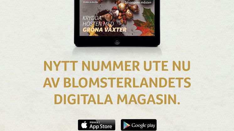 Nytt nummer ute nu av Blomsterlandets Digitala Magasin!