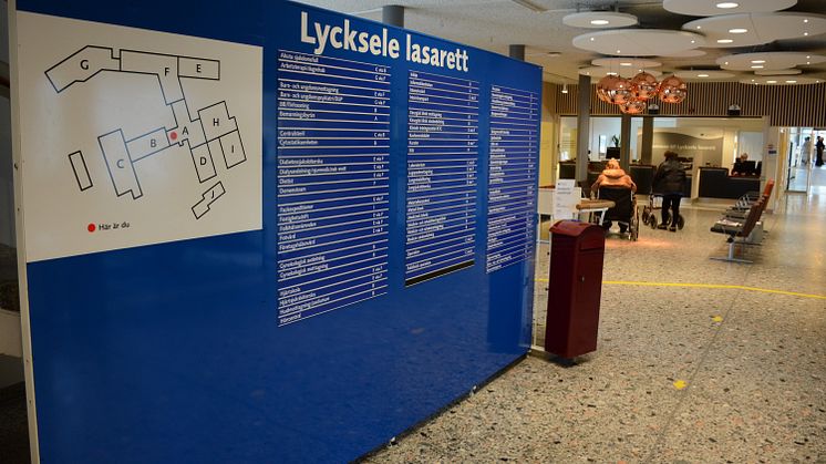 Lycksele lasarett, centralhall (1)