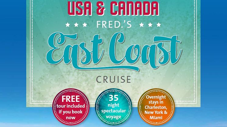 Take a ‘Voyage to the American Deep South’ with  Fred. Olsen Cruise Lines in Autumn 2015