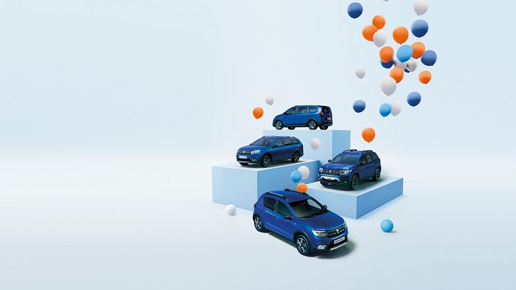 Dacia fyller 15 år som varumärke i Europa