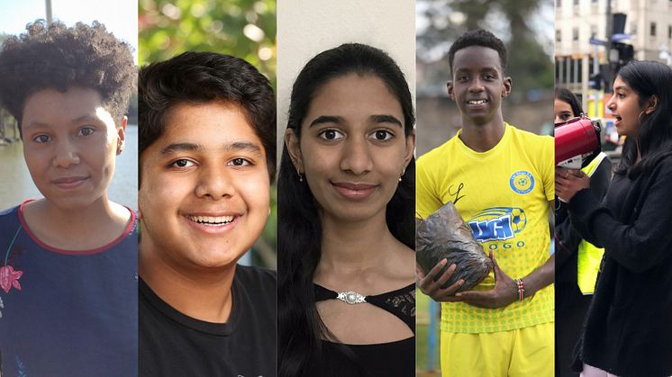 Finalisterna i Children's Climate Prize 2021