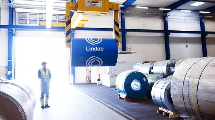 H2 Green Steel hjälper Lindab att minska sina CO2-utsläpp från stål