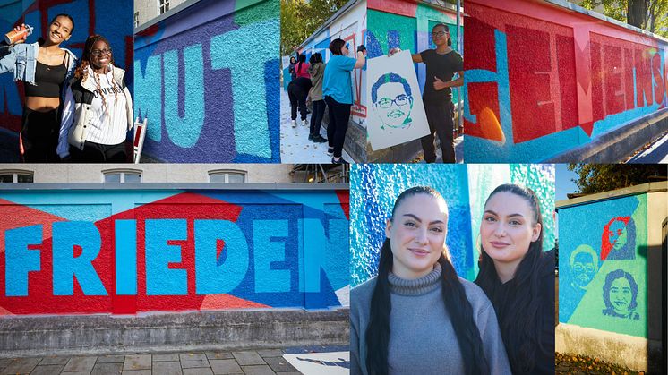 Einladung zum geführten ARTWALK des 150-Meter-Graffitikunstwerks von DEIN MÜNCHEN am 4.11.2022 