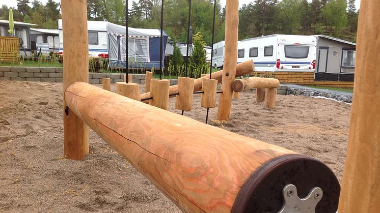 Woodwork AB - rullande balansbom hos Daftö Resort