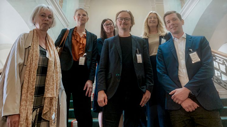 Från vänster: Anna Rosengren, Torun Boucher, Maria Jansén, Janne Grönholm, Annika Cedhagen och Pär Johansson. Bild Stockholms Stad