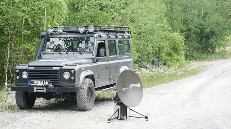 EXPLORER 5075GX will provide data connectivity using Inmarsat’s Global Xpress Ka-band satellite service during the tour